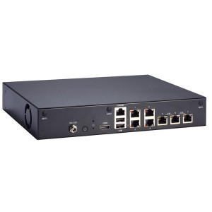 Axiomtek NA350C Network Appliance with Intel Atom  x6425E Processor, up to 7 LAN, 2 SFP, 2 SIM slots